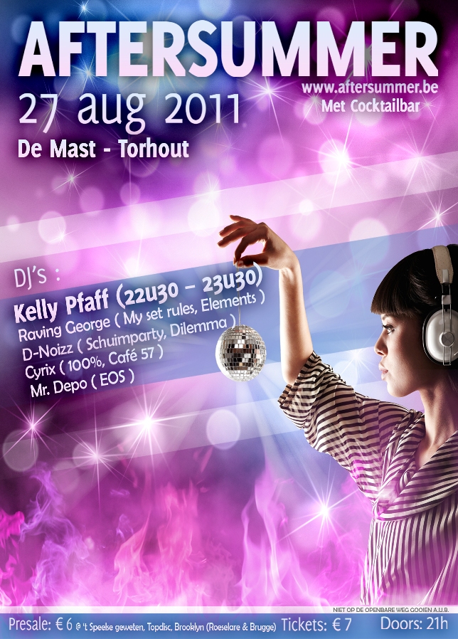 AFTERSUMMER affiche op 27/08/2011